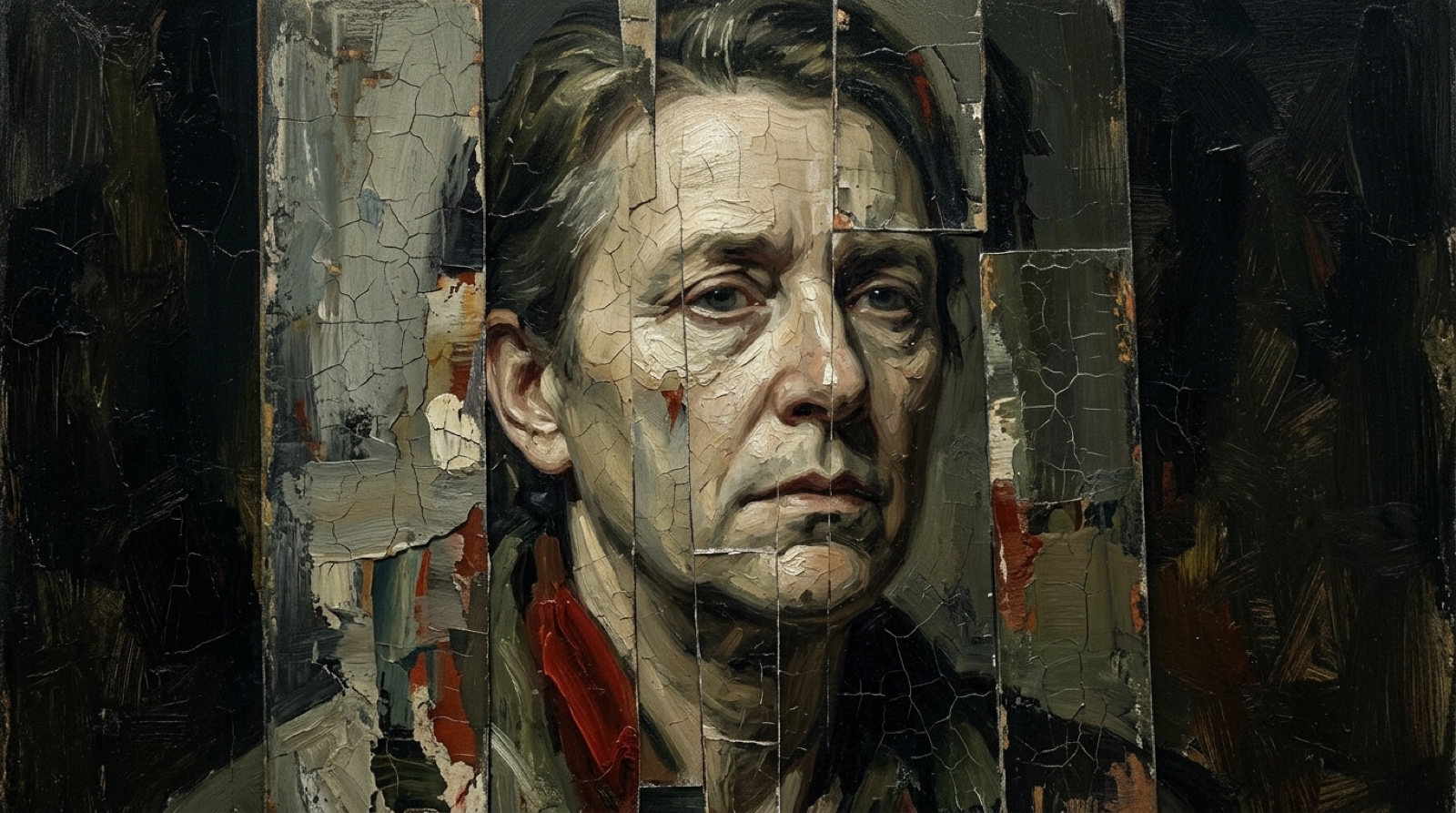 A portrait resolving into focus